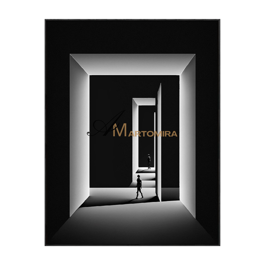 Black And White Art | Minimalist Wall Art | Living Room Large Wall Art | Wall Decorations #MF098