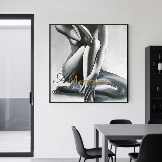 Women Body Painting | Naked Female Art | Woman Art Black And White | Modern Art #MF038
