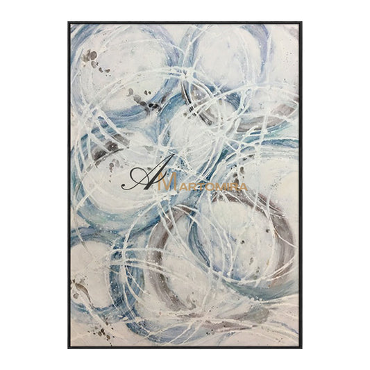 Geometric Wall Art | Abstract Canvas Art | Large Canvas Acrylic Painting | Minimalist Wall Art #SH005