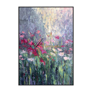 Acrylic Flower Painting | Colorful Wall Art | Floral Wall Art For Living Room | Extra Large Canvas Wall Art #CF103