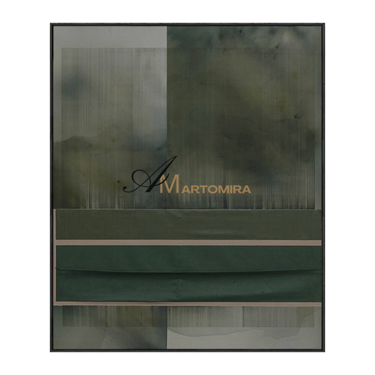 Large Abstract Wall Art | Contemporary Modern Wall Decor | Green Abstract Wall Art  #MF107