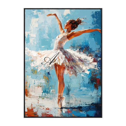 The Dance Painting | Women Painting | Painting Of A Dancer | Feminine Wall Art For Bedroom #AP127