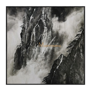 Landscape Wall Art | Mountain Landscape Art | Black And White Wall Art | Decorative Wall Art #MF119