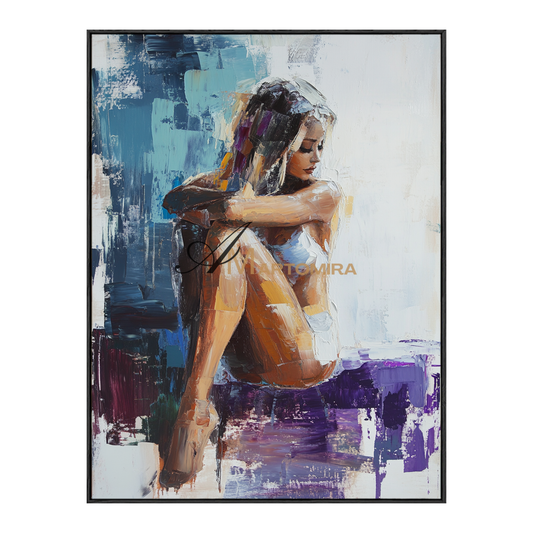 Painting Art Woman | Emotional Artwork | Women'S Body Painting | Modern Wall Decor Art #AP120