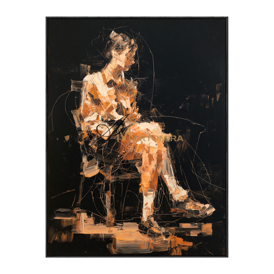 Abstract Canvas Art | Abstract Woman Painting | Feminine Wall Art For Bedroom | Abstract Art Paintings #AP122