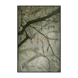 Painting The Tree | Green Wall Art | Abstract Tree Painting | Tree Branch Wall Art #MF084