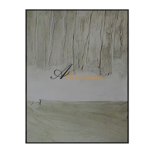 Large Abstract Wall Art | Green Wall Art | Contemporary Living Room Wall Decor #MF100