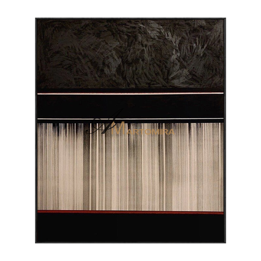 Canvas Wall Art | Contemporary Abstract Wall Art | Black Abstract Wall Art | Wall Decor #MF108