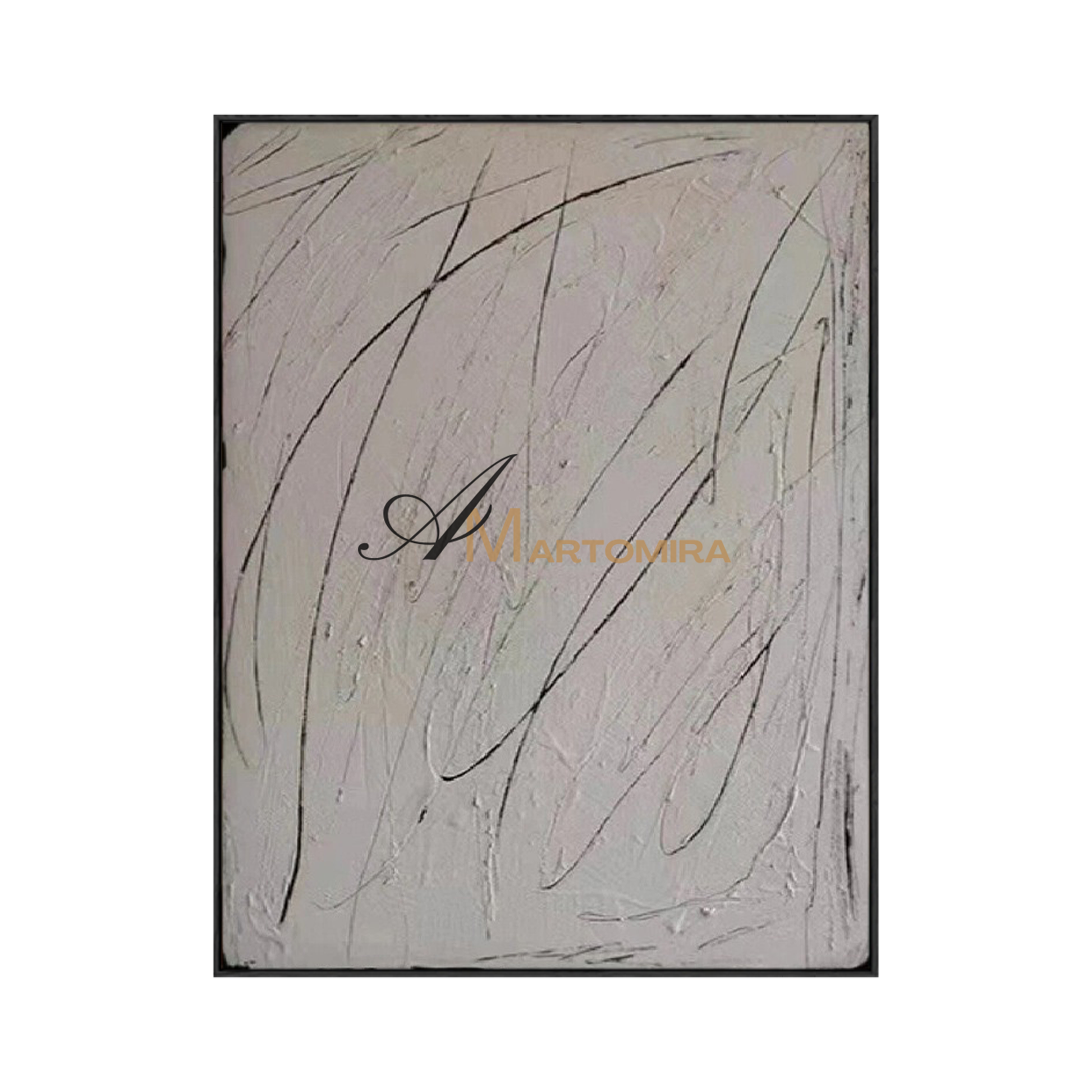 Wabi Sabi Wall Art | Beige Wall Art | Geometric Abstract Wall Art | Abstract Minimalist Wall Art #MF135