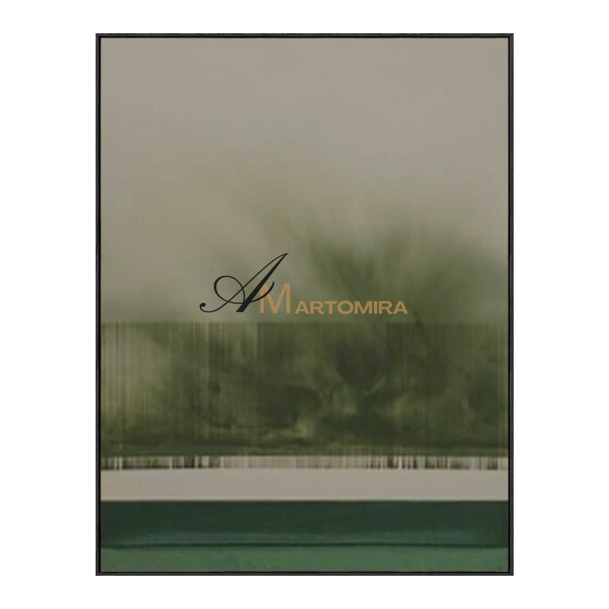 Abstract Wall Art | Green Wall Art | Abstract Wall Art For Living Room | Modern Art #MF106