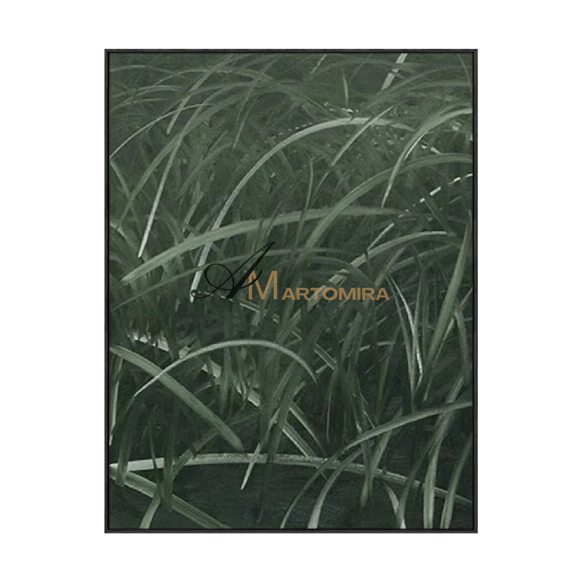 Modern Abstract Wall Art | Green Wall Art | Painting Of Grass | Original Oil Paintings #MF137