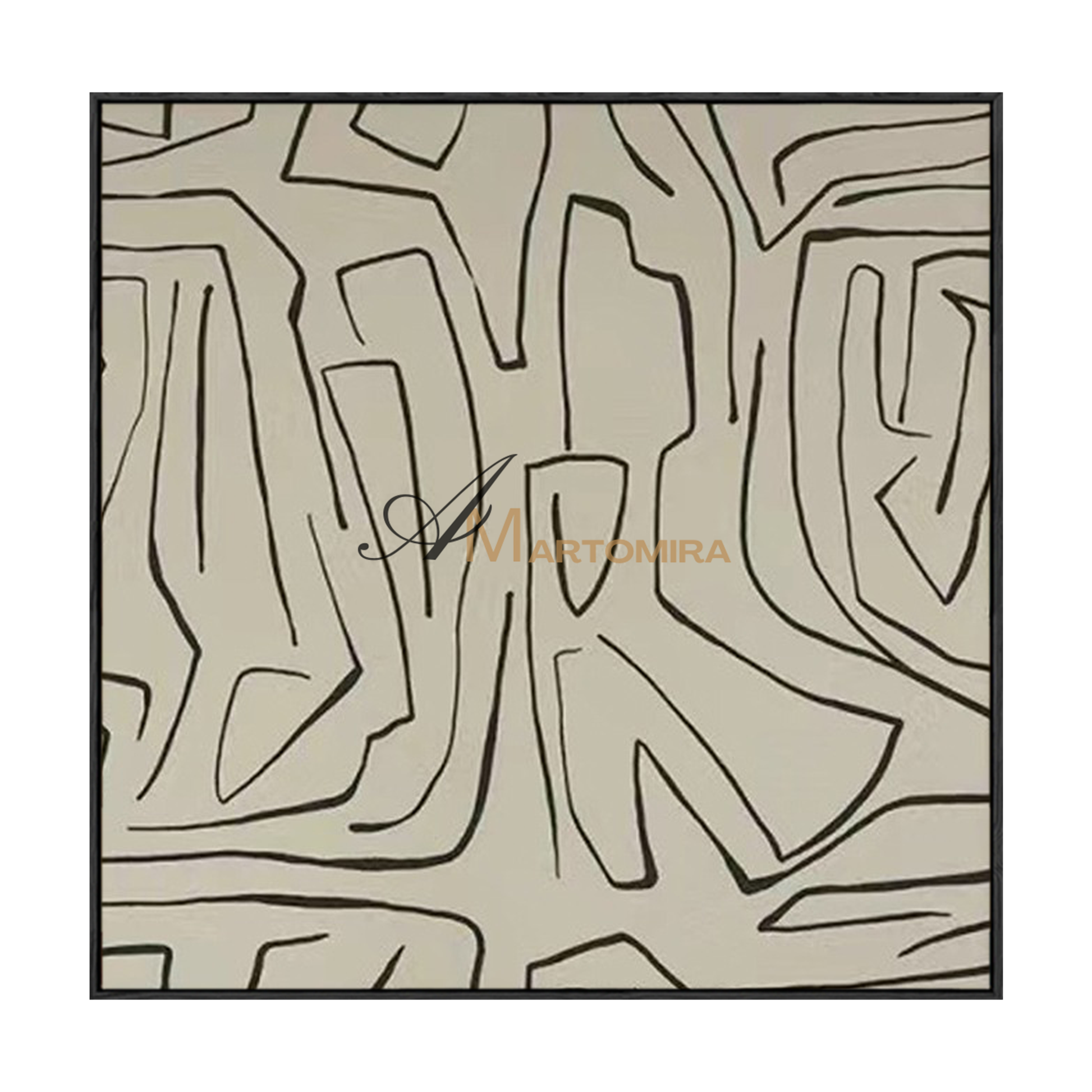 Geometric Wall Art | Abstract Minimalist Art | Minimalist Wall Art For Living Room  #MF142