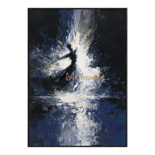 The Dance Painting | Abstract Woman Painting | Feminine Wall Art For Bedroom | Abstract Wall Art #AP129