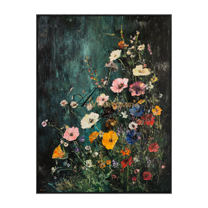 Flower Painting | Colorful Abstract Wall Art | Extra Large Floral Wall Art | Modern Wall Decor Art #CF110