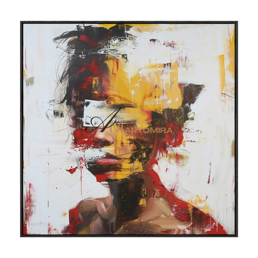 Abstract Woman Painting | Portrait Of Woman | Abstract Wall Art For Living Room | Abstract Painting #AP119