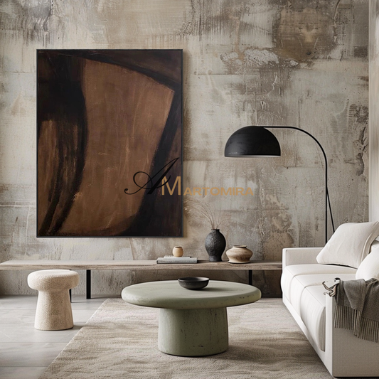 Wabi Sabi Wall Art | Modern Abstract Wall Art | Extra Large Wall Art For Living Room #MF130
