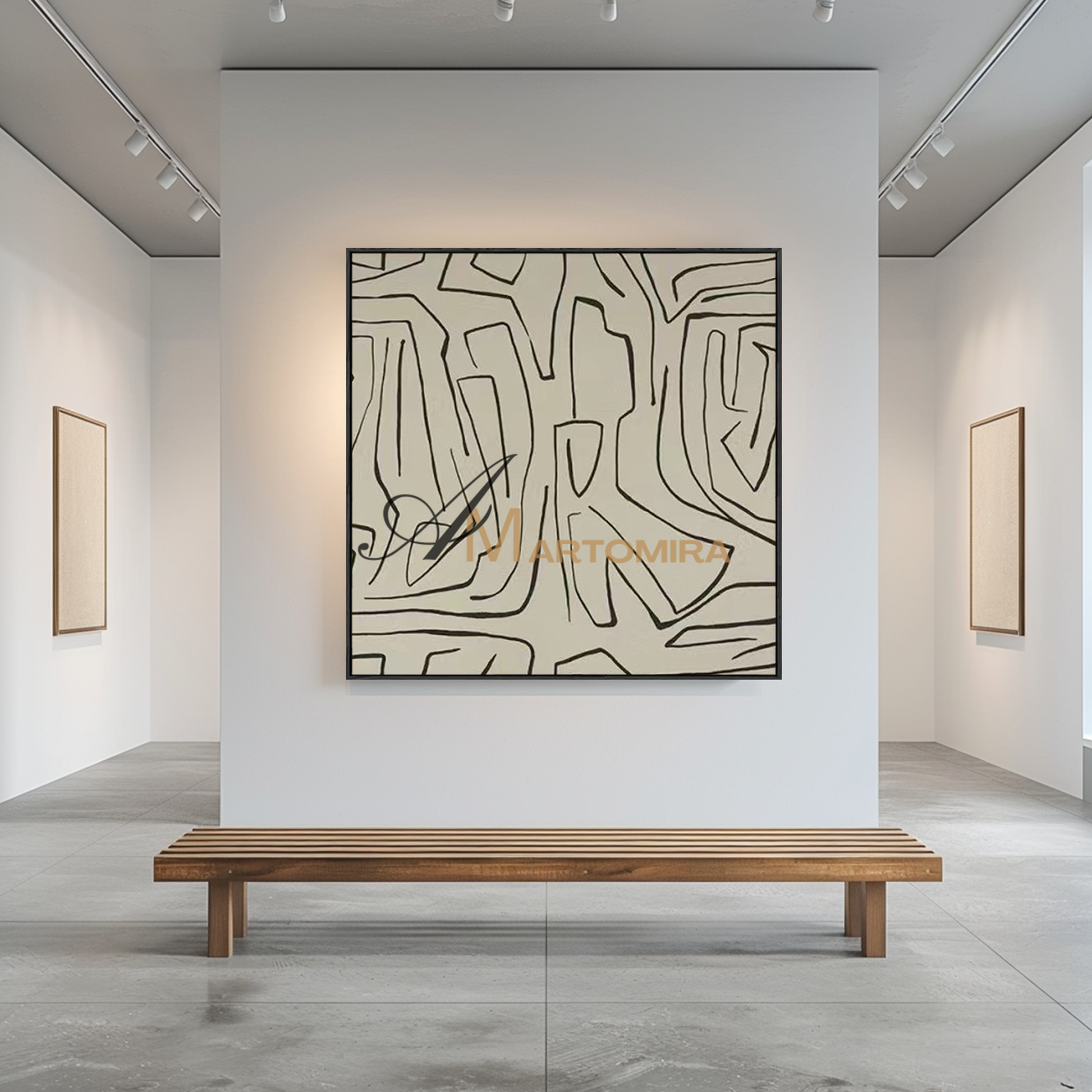 Geometric Wall Art | Abstract Minimalist Art | Minimalist Wall Art For Living Room  #MF142