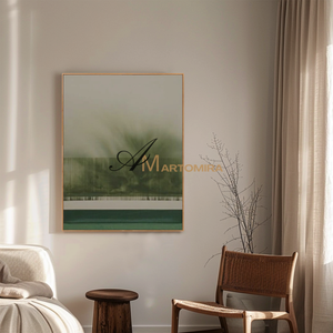 Abstract Wall Art | Green Wall Art | Abstract Wall Art For Living Room | Modern Art #MF106