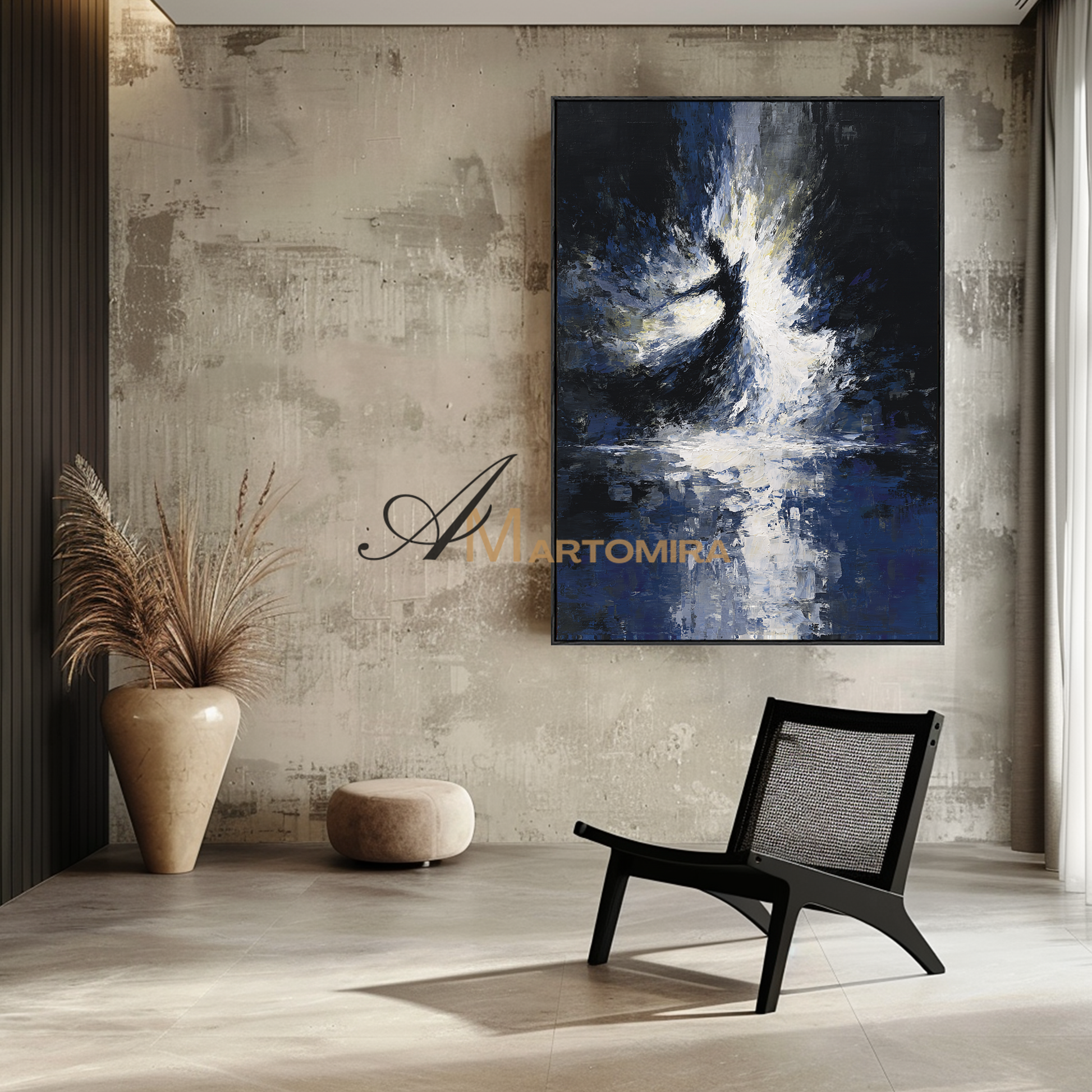 The Dance Painting | Abstract Woman Painting | Feminine Wall Art For Bedroom | Abstract Wall Art #AP129