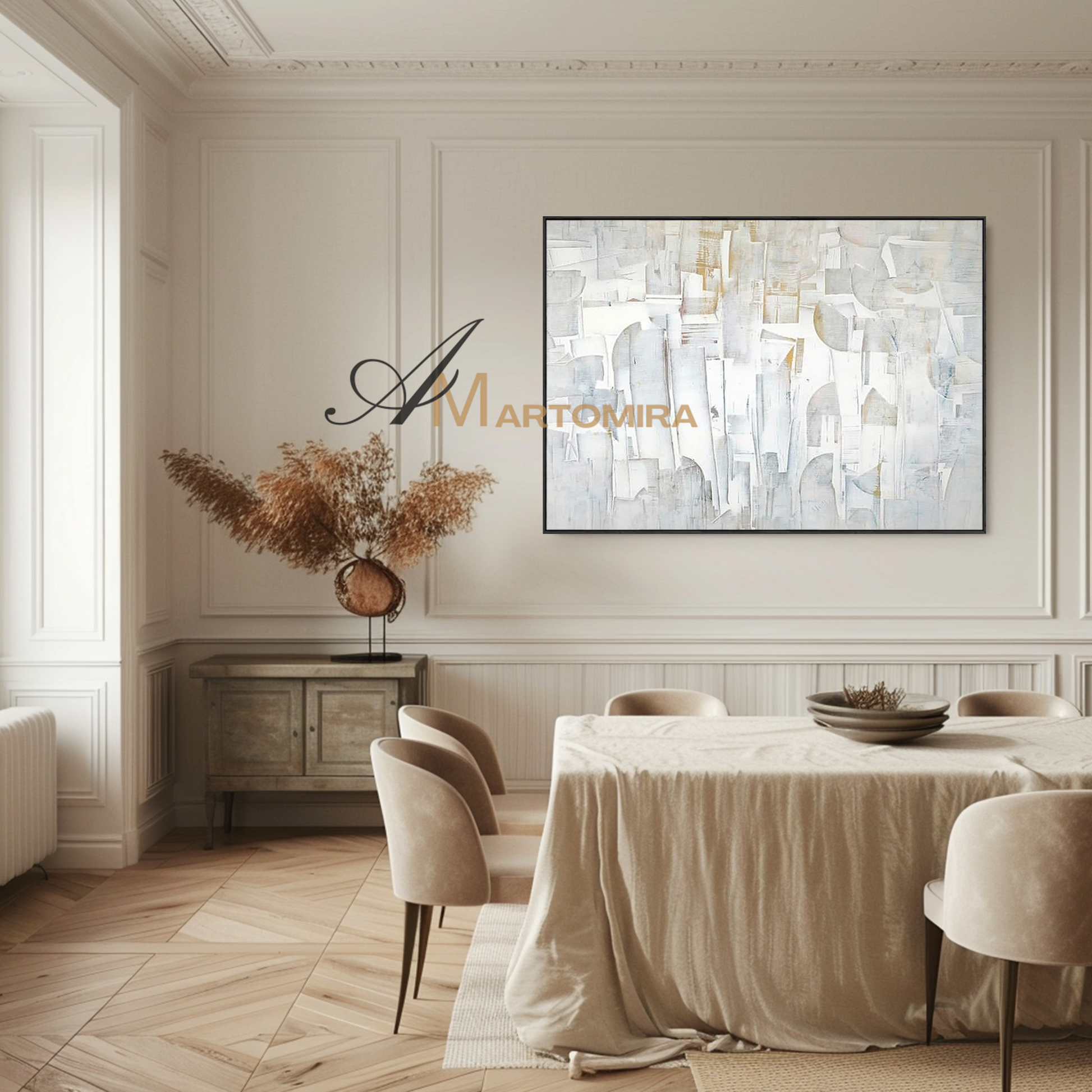 Modern Wall Decor Art | Abstract Geometric Art | Abstract Minimalist Wall Art | Neutral Wall Art #MF139