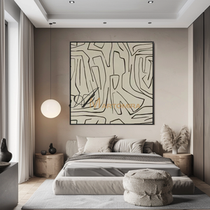 Geometric Wall Art | Abstract Minimalist Art | Minimalist Wall Art For Living Room  #MF142