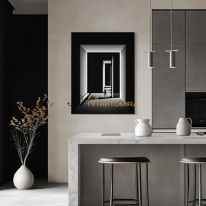 Black And White Art | Minimalist Wall Art | Living Room Large Wall Art | Wall Decorations #MF098