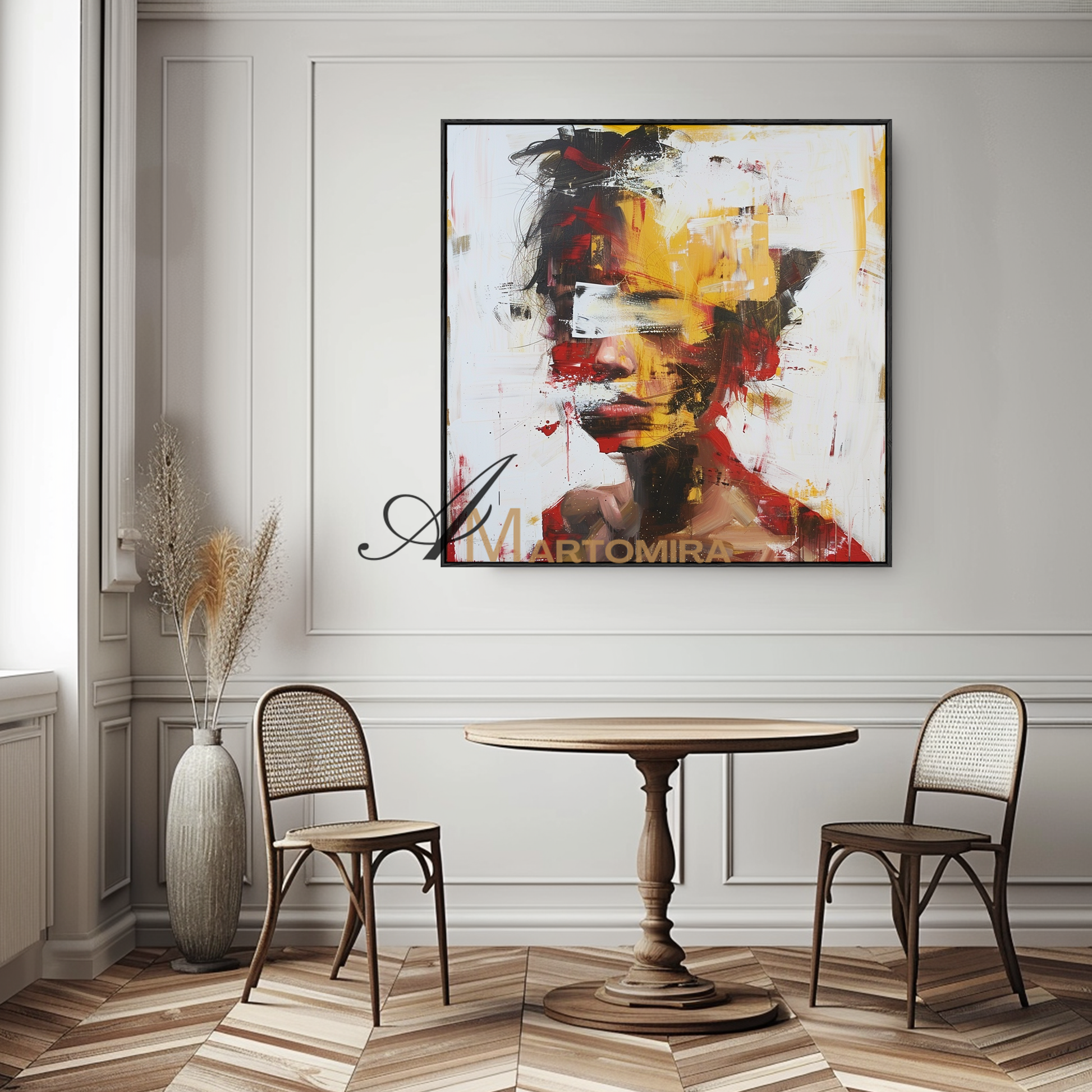 Abstract Woman Painting | Portrait Of Woman | Abstract Wall Art For Living Room | Abstract Painting #AP119