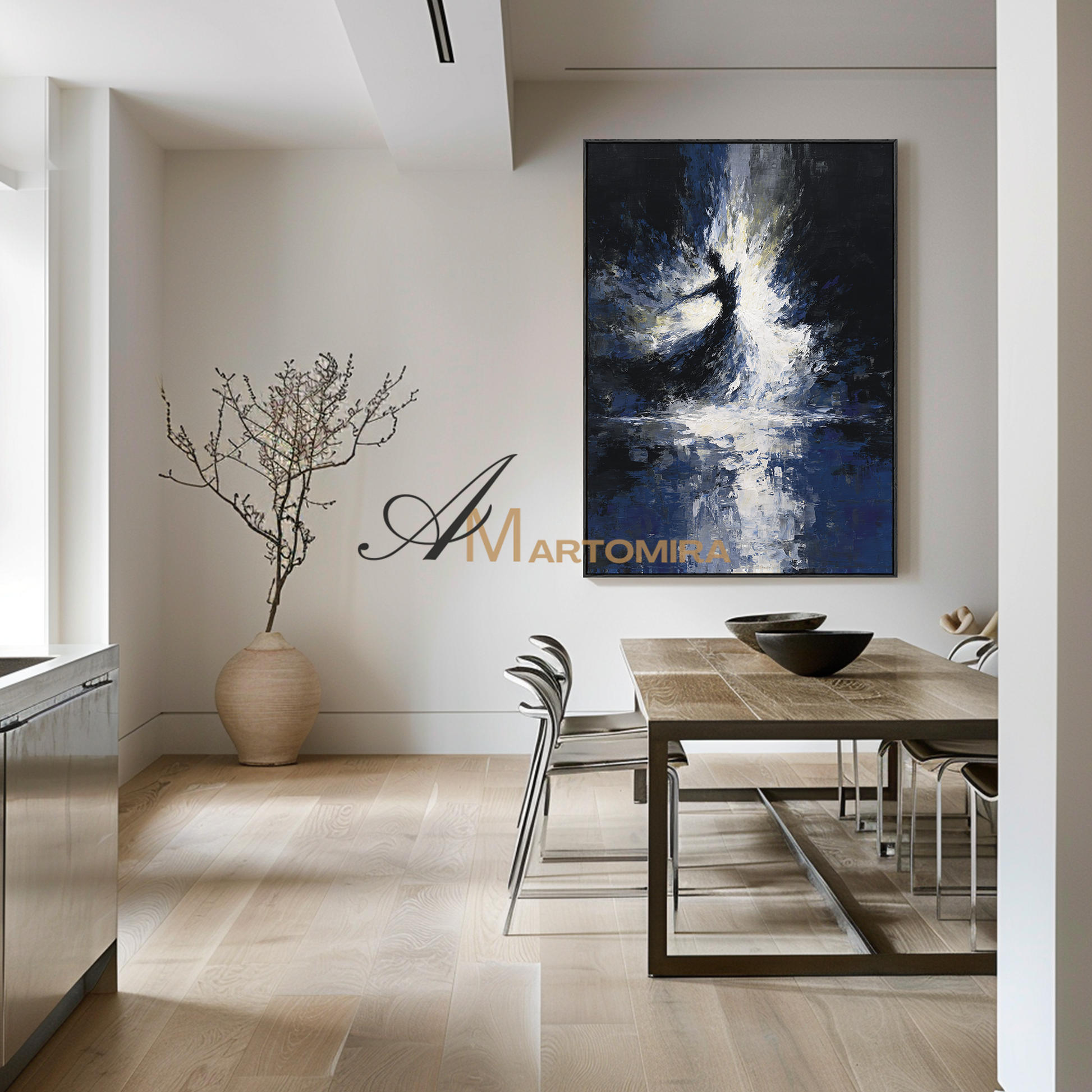 The Dance Painting | Abstract Woman Painting | Feminine Wall Art For Bedroom | Abstract Wall Art #AP129