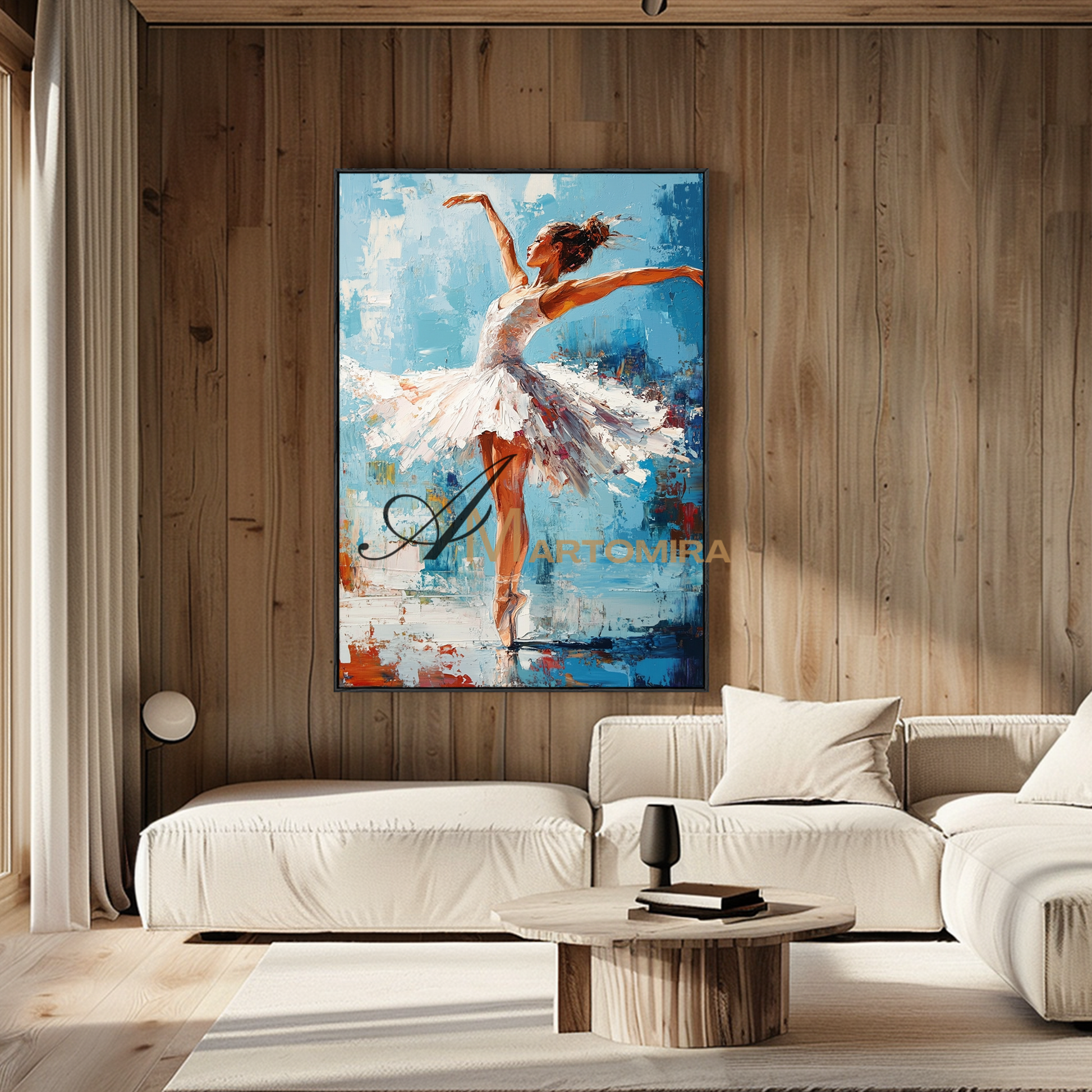 The Dance Painting | Women Painting | Painting Of A Dancer | Feminine Wall Art For Bedroom #AP127