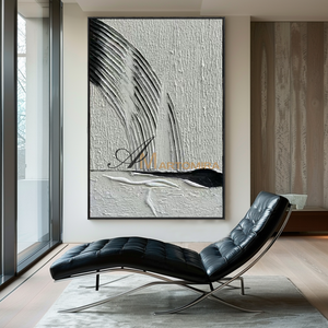 Minimalist Wall Art | Abstract Geometric Art | Black And White Wall Art | Neutral Wall Art #MF144