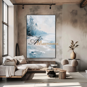 Landscape Wall Art | Lake Wall Art | Black And White Wall Art | Extra Large Landscape Wall Art #CL092