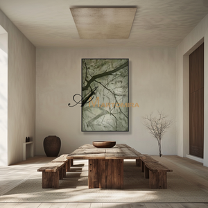 Painting The Tree | Green Wall Art | Abstract Tree Painting | Tree Branch Wall Art #MF084