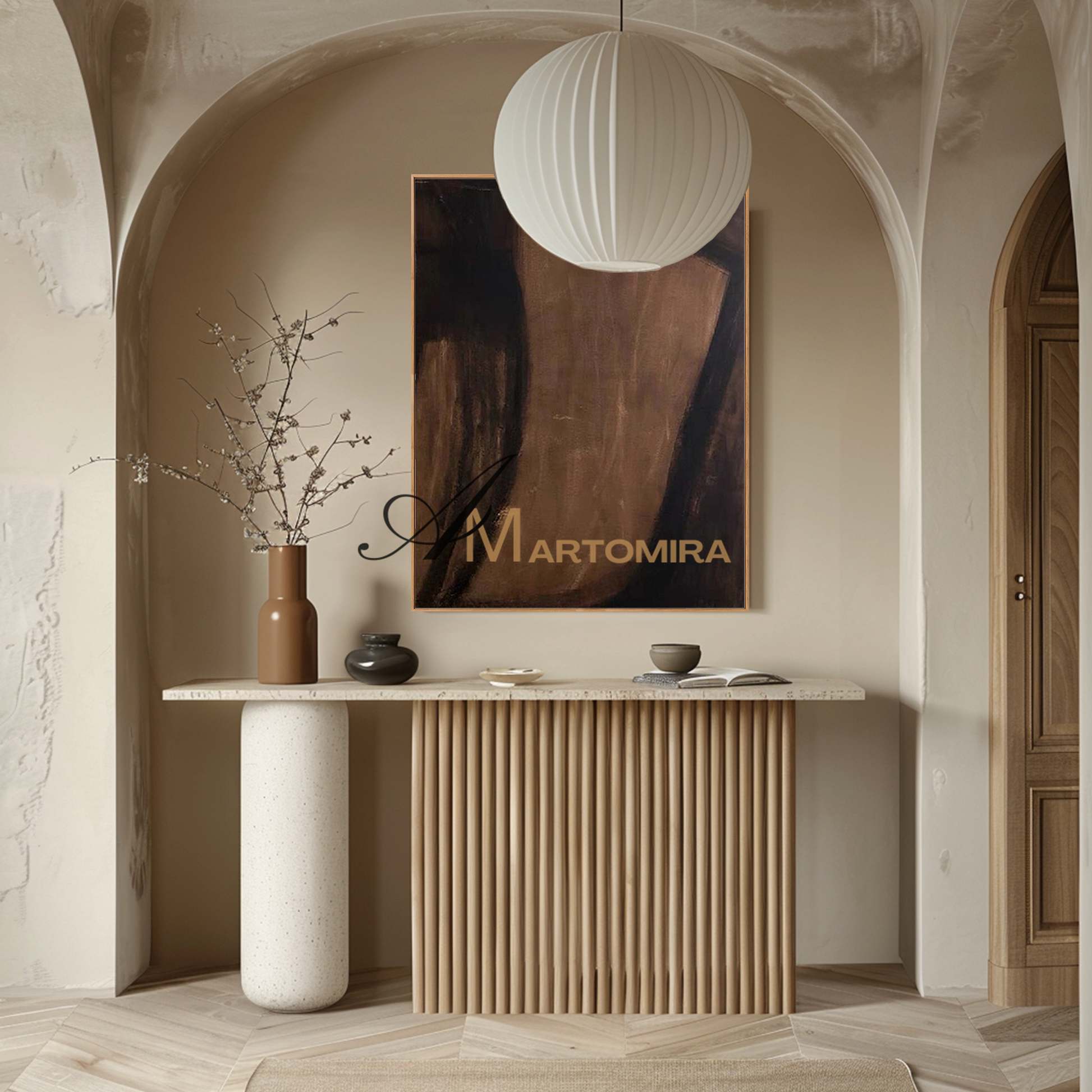 Wabi Sabi Wall Art | Modern Abstract Wall Art | Extra Large Wall Art For Living Room #MF130