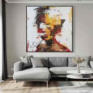 Abstract Woman Painting | Portrait Of Woman | Abstract Wall Art For Living Room | Abstract Painting #AP119