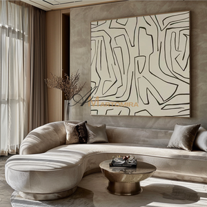 Geometric Wall Art | Abstract Minimalist Art | Minimalist Wall Art For Living Room  #MF142