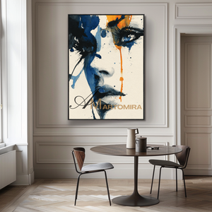 Painting Art Woman | Abstract Painting Of A Woman'S Face | Contemporary Abstract Wall Art | Large Wall Art #AP123