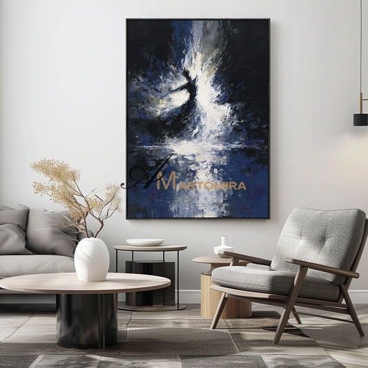 The Dance Painting | Abstract Woman Painting | Feminine Wall Art For Bedroom | Abstract Wall Art #AP129