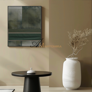Large Abstract Wall Art | Contemporary Modern Wall Decor | Green Abstract Wall Art  #MF107