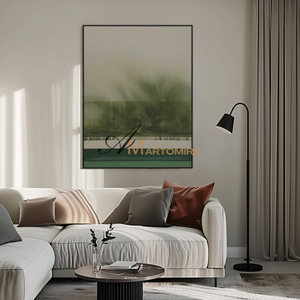 Abstract Wall Art | Green Wall Art | Abstract Wall Art For Living Room | Modern Art #MF106