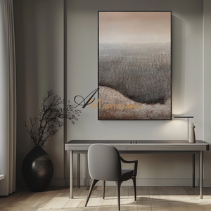 Beach Landscape Art | Modern Abstract Wall Art | Abstract Painting Of Beach | Canvas Wall Art #MF110