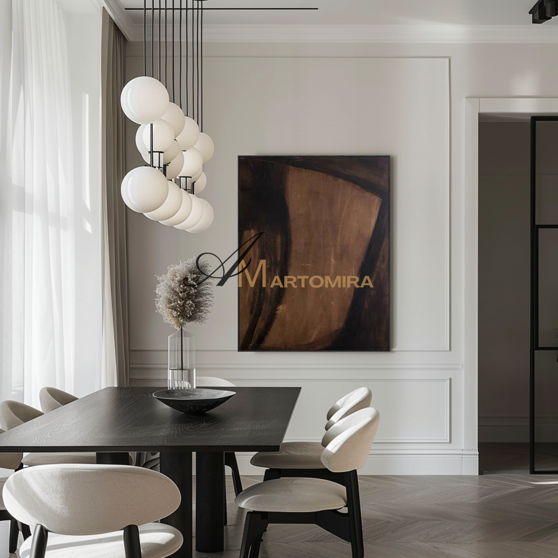 Wabi Sabi Wall Art | Modern Abstract Wall Art | Extra Large Wall Art For Living Room #MF130