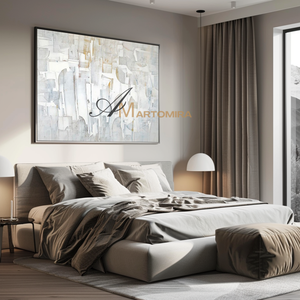 Modern Wall Decor Art | Abstract Geometric Art | Abstract Minimalist Wall Art | Neutral Wall Art #MF139