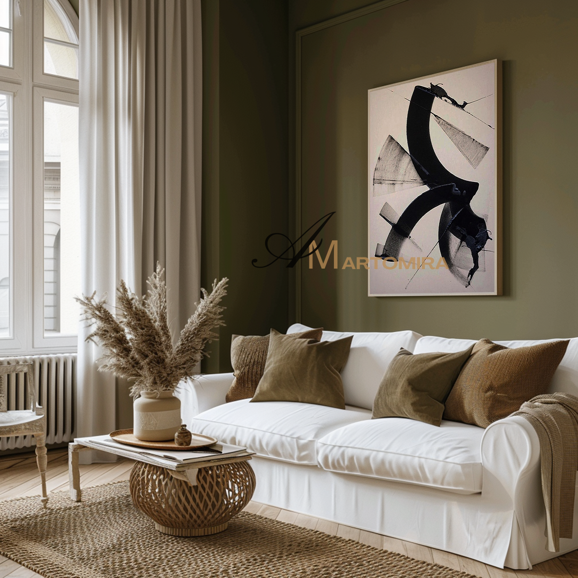 Large Abstract Wall Art | Contemporary Wall Decor | Wall Art For Living Room #MF131