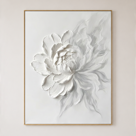 Wabi-Sabi-Kunst | Großformatige abstrakte Wandkunst | Schwarz-Weiß-Leinwandkunst | Abstrakte minimalistische Wandkunst #AH147