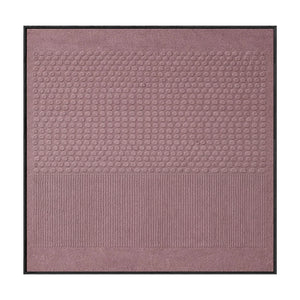 Muted Pink Textured Abstract Wall Art with Geometric Dots and Lines Minimalist Modern Framed Artwork for Contemporary Living Room Bedroom Dining Room Office Hallway Decor