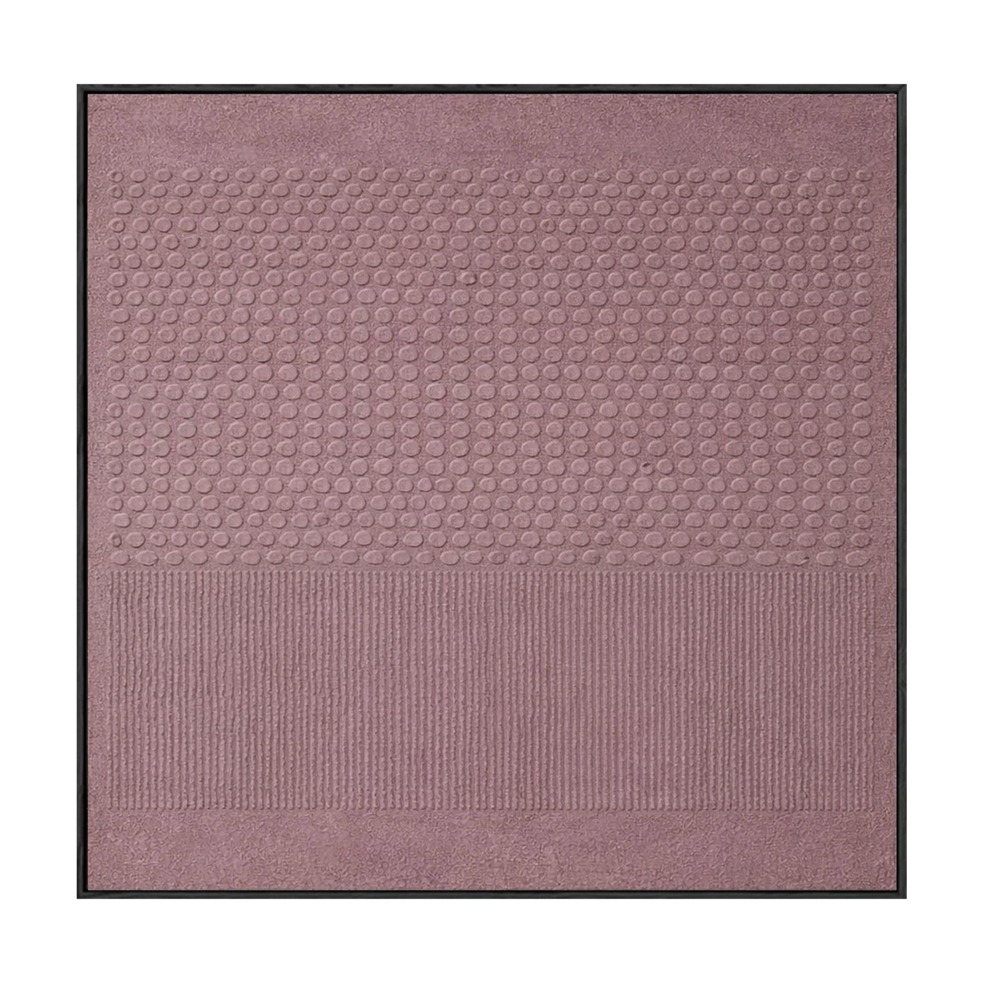 Muted Pink Textured Abstract Wall Art with Geometric Dots and Lines Minimalist Modern Framed Artwork for Contemporary Living Room Bedroom Dining Room Office Hallway Decor