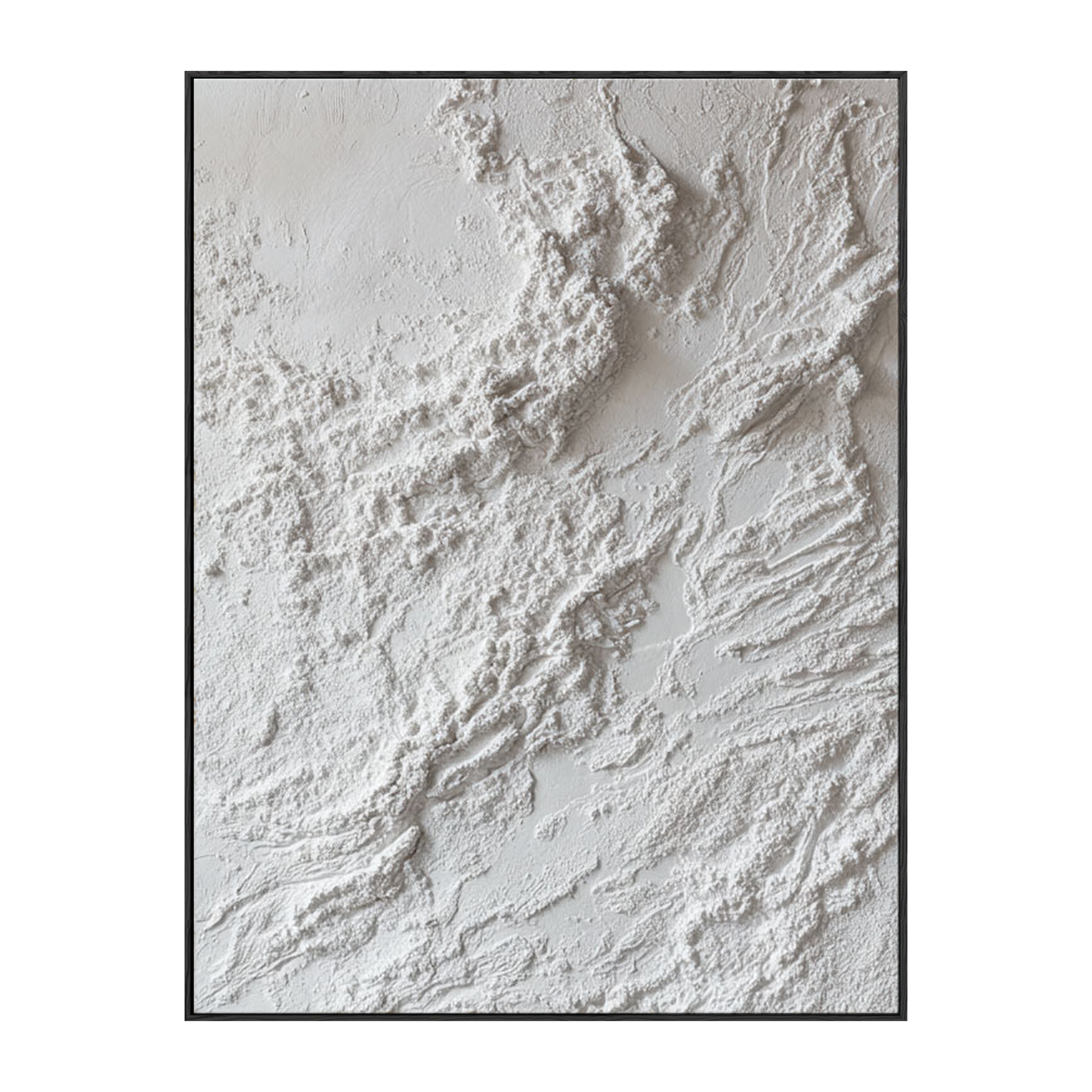 Minimalist White Abstract Textured Plaster Wall Art Neutral Wabi Sabi Inspired Modern Decor for Calm Spaces