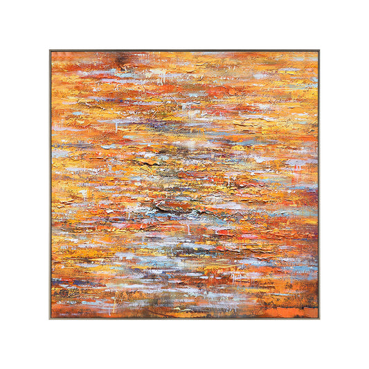 Colorful Abstract Art | Square Wall Art | Modern Abstract Art | Abstract Texture Wall Art #DF003