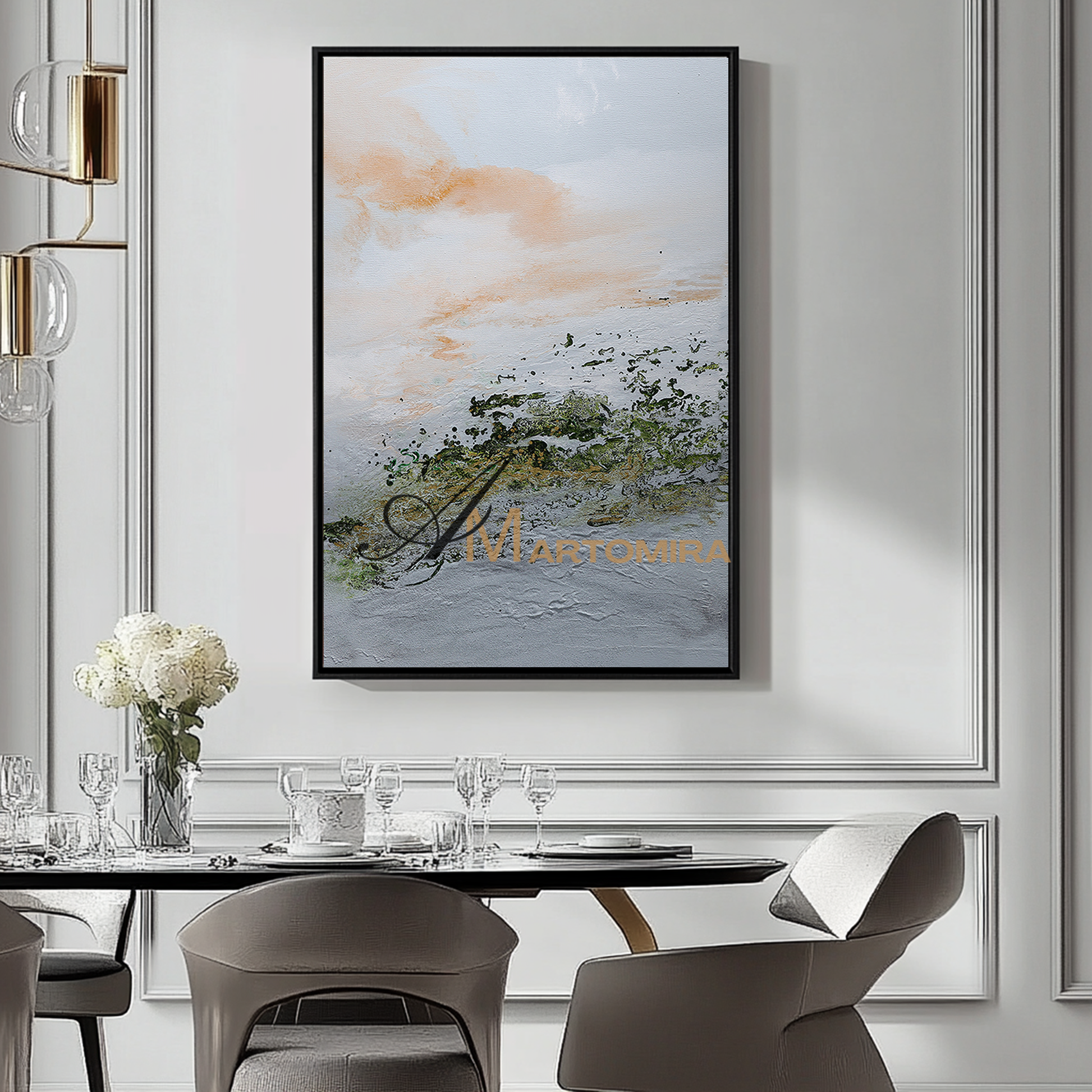 Landscape Wall Art | Abstract Landscape Art | Decorative Wall Art | Landscape Wall Art For Living Room #DF060