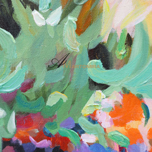 Grass Painting | Painting Grass Green | Colorful Wall Art | Modern Wall Decor Art #DF044